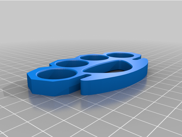 brass knuckles boyleengineering 3D print model - Mito3D