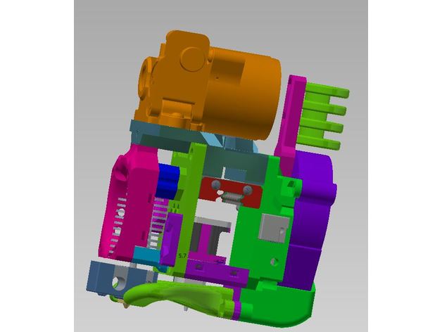 safira eva Hotend e3d v6 xrocksaltx 3D print model - Mito3D