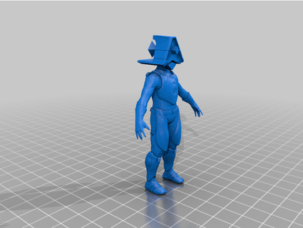 l'homme ciel Apollon personnage manicminersyt 3d print model - Mito3D
