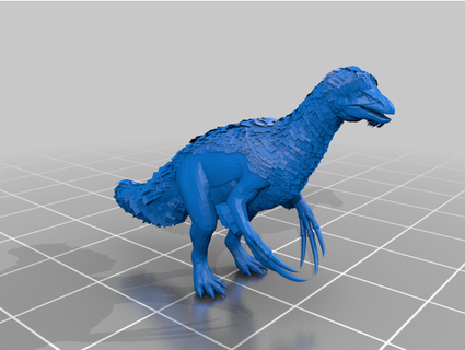 ark therizinosaurus xenomorph636 3d print model - Mito3D