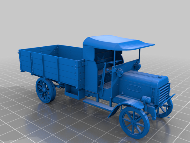 1 56 ww1 lorry somtec 3D print model - Mito3D