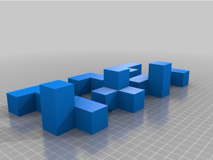 soma cubo robotaligator 3d print model - Mito3D