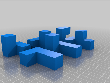 maison pierre cube robotiqueligator 3d print model - Mito3D