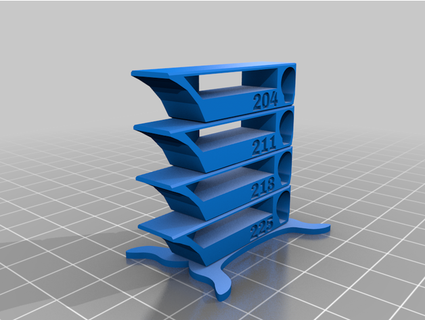 customizable smart temperature tower + injector script andreas21 3d print model - Mito3D
