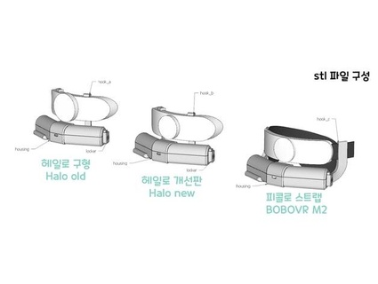óculo quest2 batería 26650 kimgooni 3d print model - Mito3D
