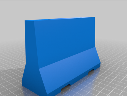 Figma diyorama bariyer 1 12 ölçek şekil kağıt işi şablonlar jevalov 3d print model - Mito3D