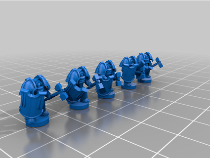 saturday 9 armour v2 6-8mm remix killmeforprizes 3d print model - Mito3D