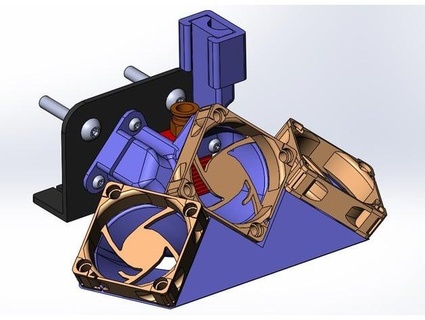 trinidad hotend ventilador conducto montaje crealidad cr10 ender 3 noctua aficionados bradstopher99 3d print model - Mito3D