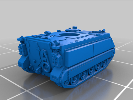 6mm m163 spaag cento 3d print model - Mito3D