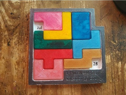 a puzzle day kborisov 3d print model - Mito3D