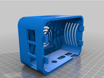 poulpes Cas gaine noctua ventilateur modification phoenix 131 3d print model - Mito3D