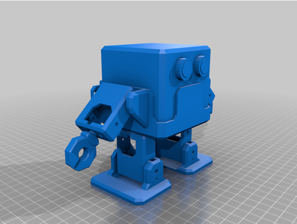 otto DIY Humanoid Roboter Getreideingenieur 3d print model - Mito3D