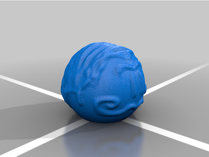 baffi emoji 3d print model - Mito3D