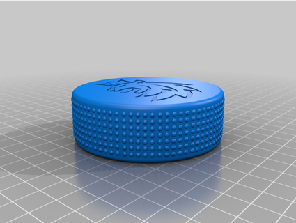 czech ice hockey puck dsaiko 3d print model - Mito3D