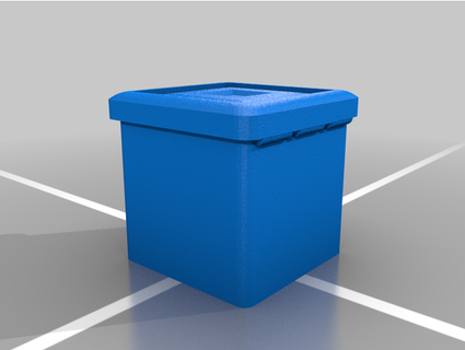small trash bin edgeboxstudio 3d print model - Mito3D