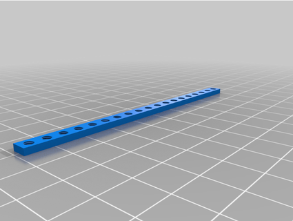 eurorack threaded insert sliding rail yratof 3d print model - Mito3D