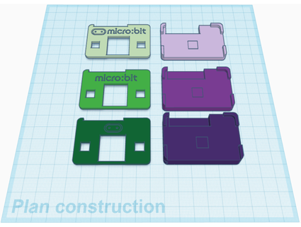 snap-on micro bit case polzxd 3d print model - Mito3D