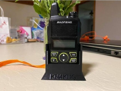 baofeng bf t1 Radio Halter Unterstützung towerclimb0426 3d print model - Mito3D