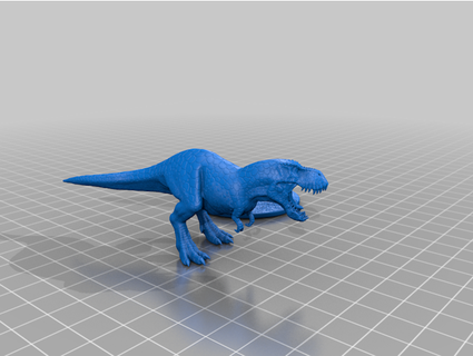 dnd t-rex w base xenomorph636 3d print model - Mito3D