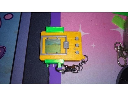 digimon watch - band adaptor v-pets 20mm codenamegamma 3d print model - Mito3D