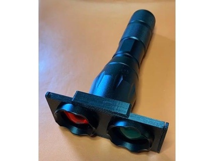 flashlight lens changing mechanism imaicom 3d print model - Mito3D