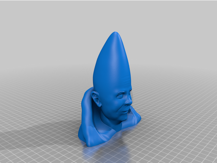 oruga cabeza cono busto spacelord87 3d print model - Mito3D
