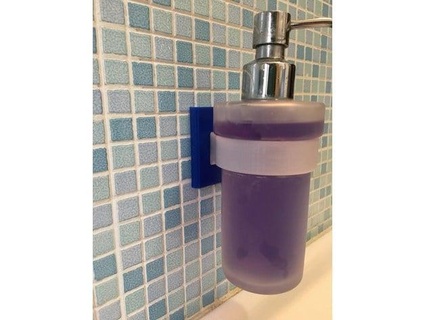 liquido sapone spazzolino titolare supporto 3deusex 3d print model - Mito3D