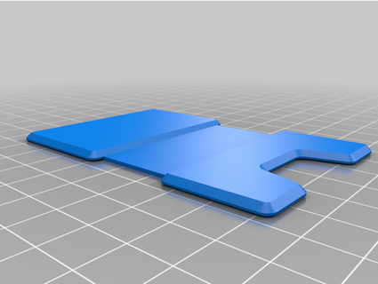 ekster cardholder non-rfid blocking plate tardis42 3d print model - Mito3D
