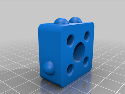 rotary braille cube ctrl p 3d print model - Mito3D