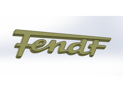 fendt logo schriftzug template oldtimer farmer striezi 3d print model - Mito3D