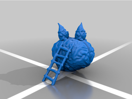 gnomes brain - nomad sculpt lunganul90 3d print model - Mito3D
