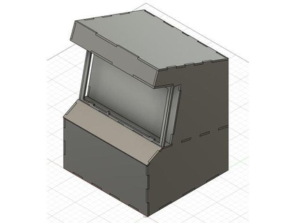 arcade commutateur supporter mat 3d print model - Mito3D