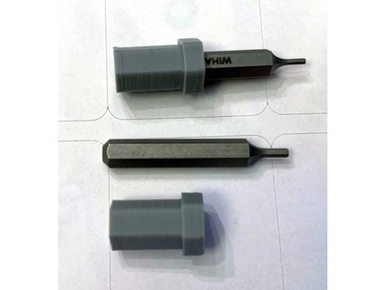 ufs 108 1 4 hexadécimal adaptateur 4mm bit onclefranksays 3d print model - Mito3D