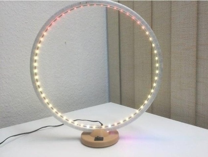 ring lamp dual v2 customizable geit de 3d print model - Mito3D