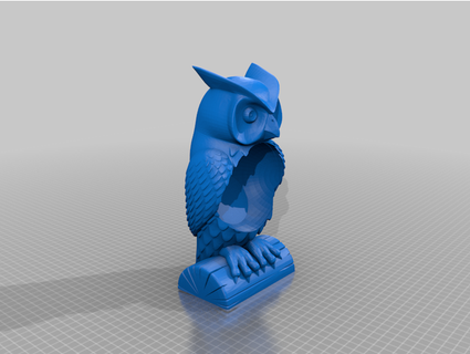 echo dot gen 4 owl andyrando 3d print model - Mito3D