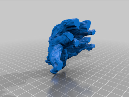 cthulhu head warhound titan thehobbywingman 3d print model - Mito3D