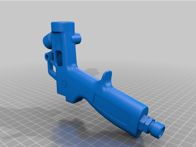 htc vive tracker spray gun mic hk 3D print model - Mito3D
