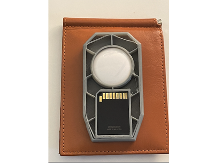 airtag sd card wallet holder lfras 3d print model - Mito3D