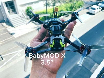Babymod truex 35in fpv Rahmen Ledroneclub 3d print model - Mito3D
