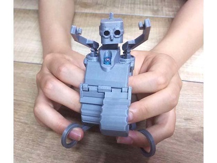 maru mechanical puppet kazooo 3d print model - Mito3D