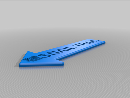escargot Piste marqueur jeremyslay1 3d print model - Mito3D