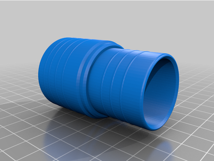 intex 39 mm 32mm pool hose connector adapter intred 3d print model - Mito3D