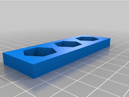 bükülmüş 6 sided vazo temel Kulp destek joeldtmt 3d print model - Mito3D