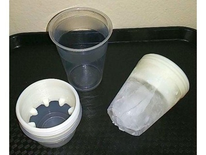 ice pack cup terminus 3d print model - Mito3D