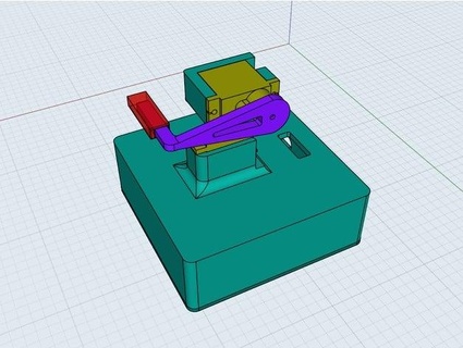 mini robot arm - micros framework 3d print model - Mito3D
