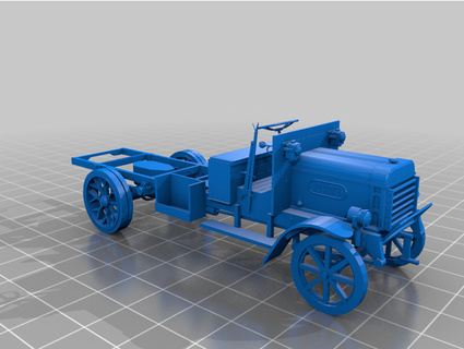 1 56 ww1 lorry beefy chassis somtec 3d print model - Mito3D