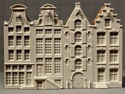 four canal houses winslow 3d print model - Mito3D