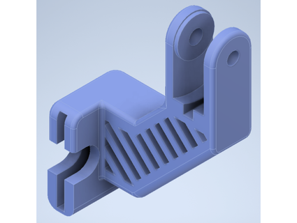 ender 3 v2 pro max bmg estrusore filamento guida rama2 3d print model - Mito3D