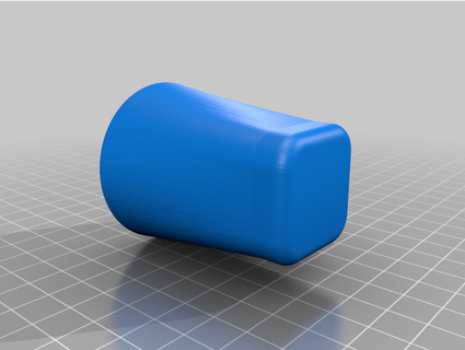simple shot glass blue ark 3d print model - Mito3D