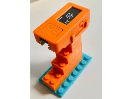 m5stickc montare Lego classico mamma fuku 3d print model - Mito3D